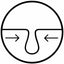 Refines pores icon