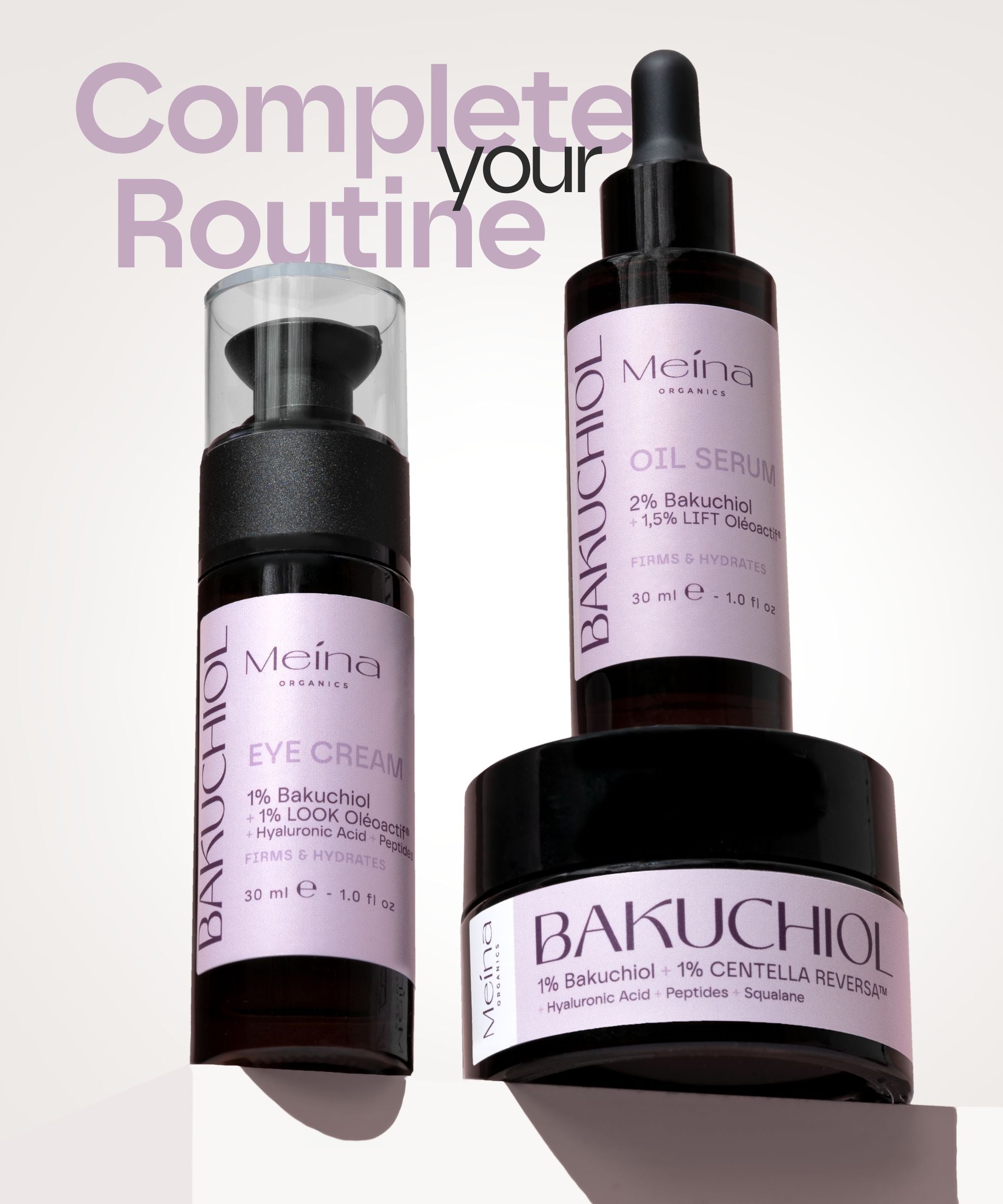 Meina 2% Bakuchiol Oil Serum with Squalane, Nature's Gentle