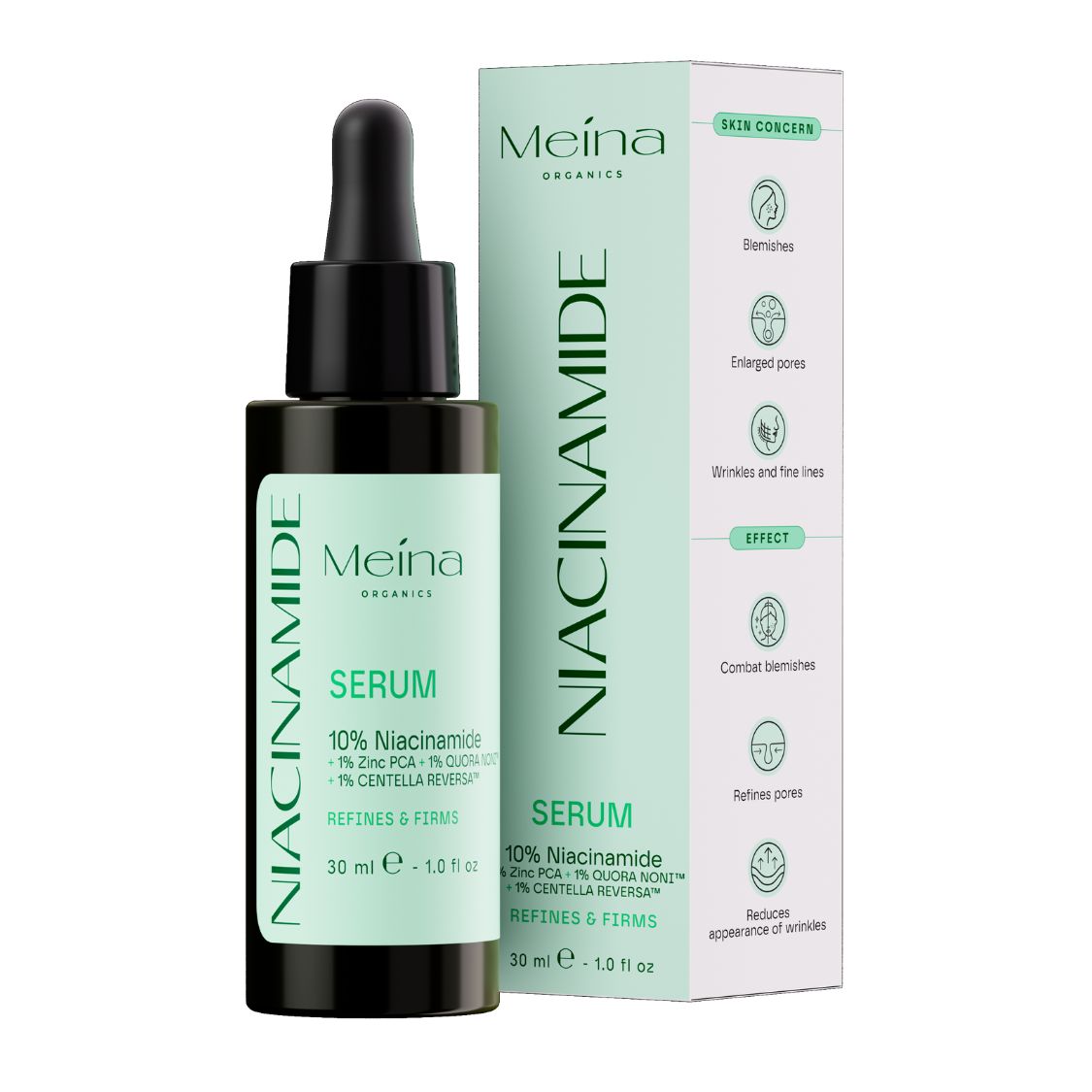 Meina Clear Skin Duo Set with Niacinamide against Spots and